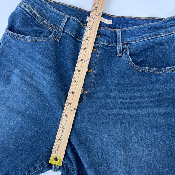 Levi’s Women’s Size 31 Mile High Wide Leg Button Fly Cropped Jeans Casual - Picture 9 of 10